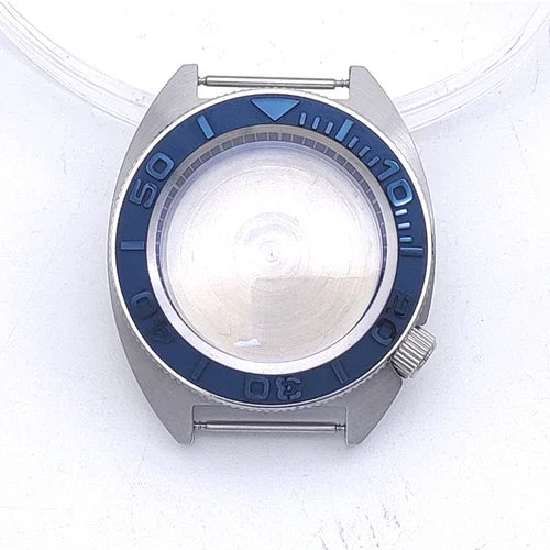 40mm Watch Case with Ceramic Bezel Shadow Ring Sapphire Crystal for NH35/NH36/4R