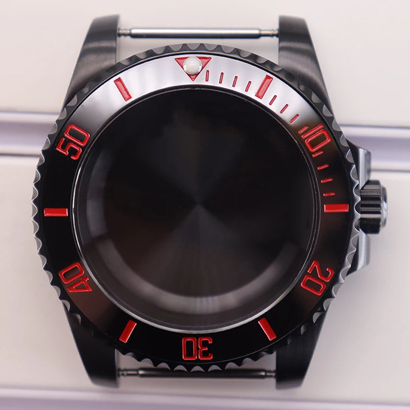 40mm Watch Case For NH34 NH35 NH36 NH38 NH70 4R36 Miyota 8215 Eta 2824 GMT SUB