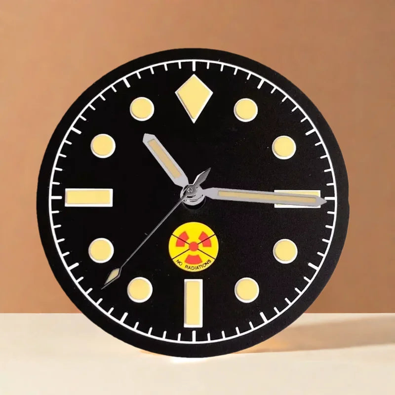 Pilot 29mm Luminous Dial Fit Vintage 50 Fathoms NH35 NH36 ETA 2824 2836 Movement