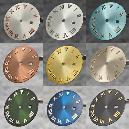 24.5MM Watch Dial Arabic Scale Surface BGW9 Luminous for NH05/NH06 for 31mm Case