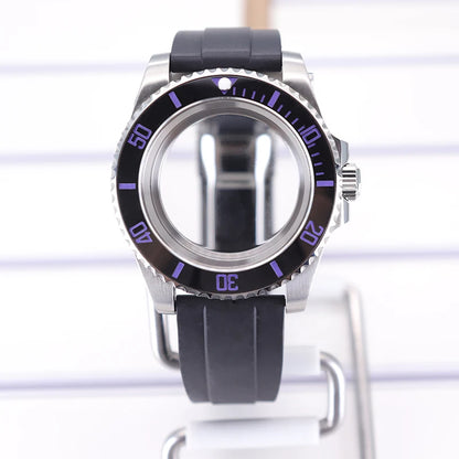 40mm Watch Case For 4R NH35 NH36 NH34/38 NH70 8215 Eta2824 PT5000 Sapphire Glass