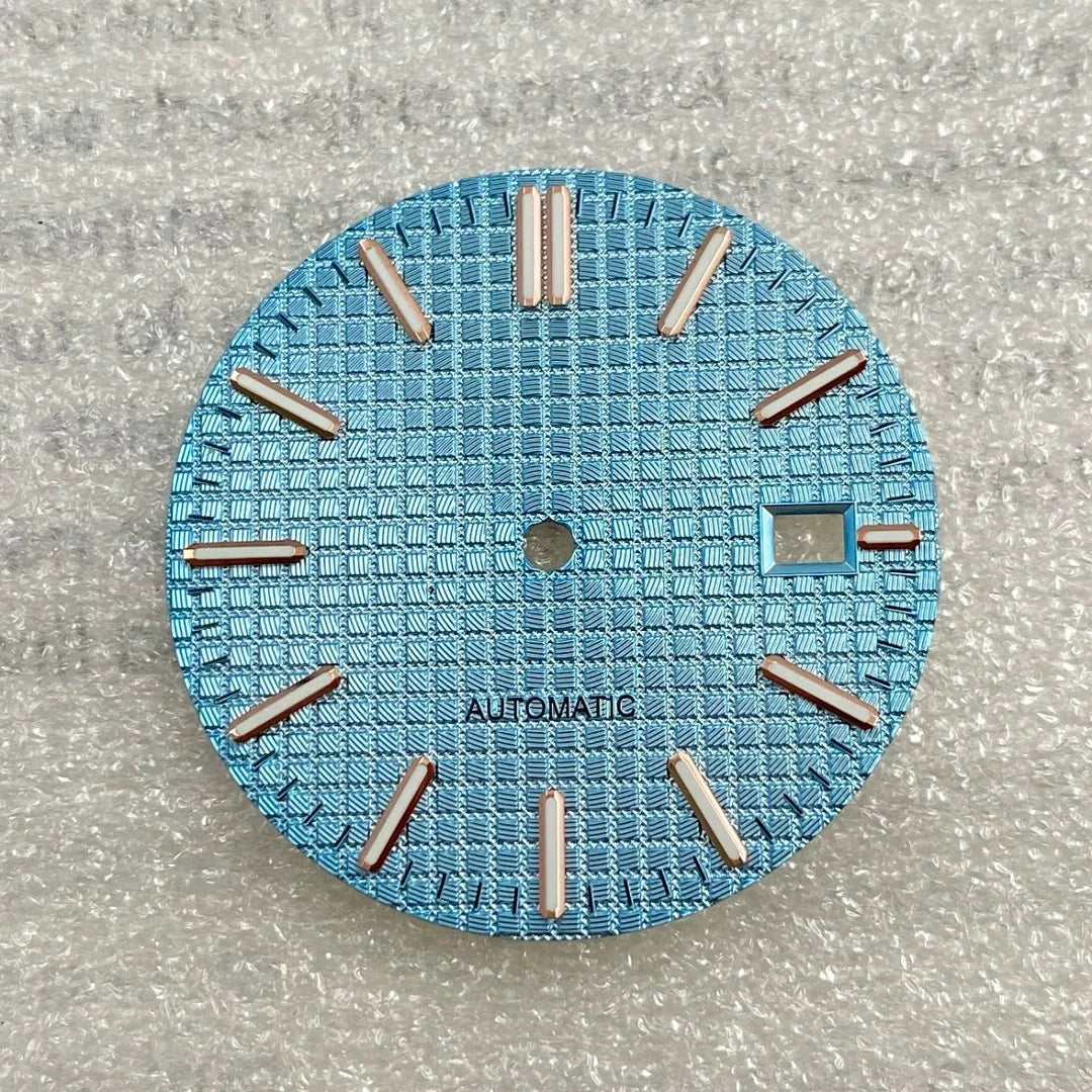 31.8mm Watch Dial AP Customizable Slogo For NH35 NH36 Hands C3 Green Luminous