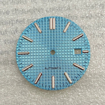 31.8mm Watch Dial AP Customizable Slogo For NH35 NH36 Hands C3 Green Luminous