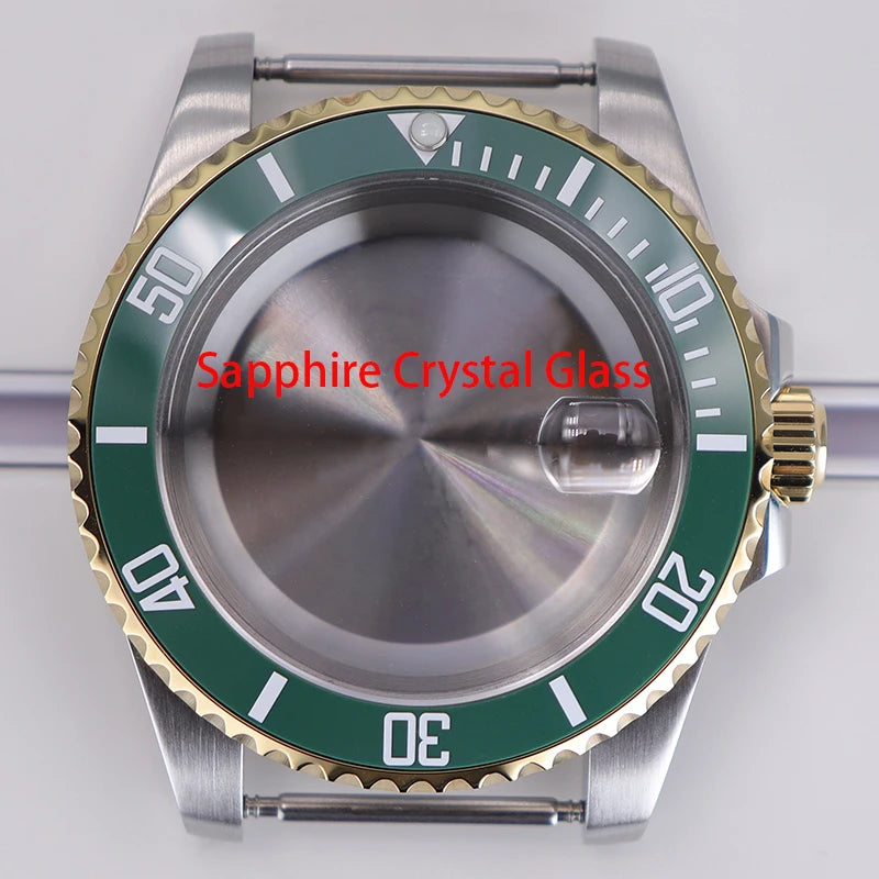 40mm Watch Case Sapphire For NH35 NH36 Eta2824 8215 Case 28.5mm Dial Submariner