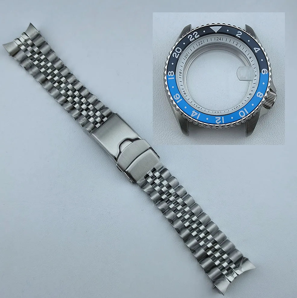 5 ATM 316L Steel Watch Case with Bezel for NH35 NH34 Movement Fit 28.5mm Dial
