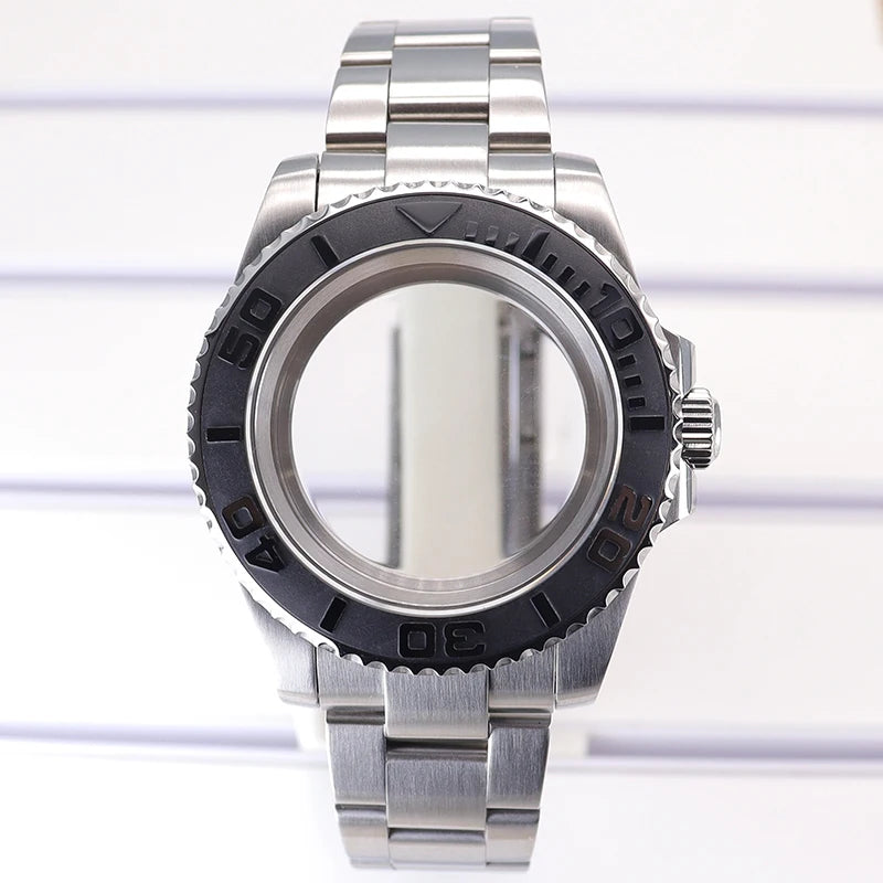 40mm Watch Cases Sapphire For Nh35 Nh36 Nh34/38 Nh70 Miyota 8215 Eta 2824 PT5000