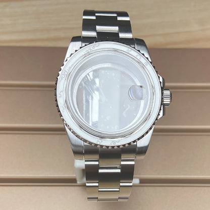 40mm Watch Case 20mm Strap Sapphire For NH35 NH36 NH34/38 8215 2824 PT5000