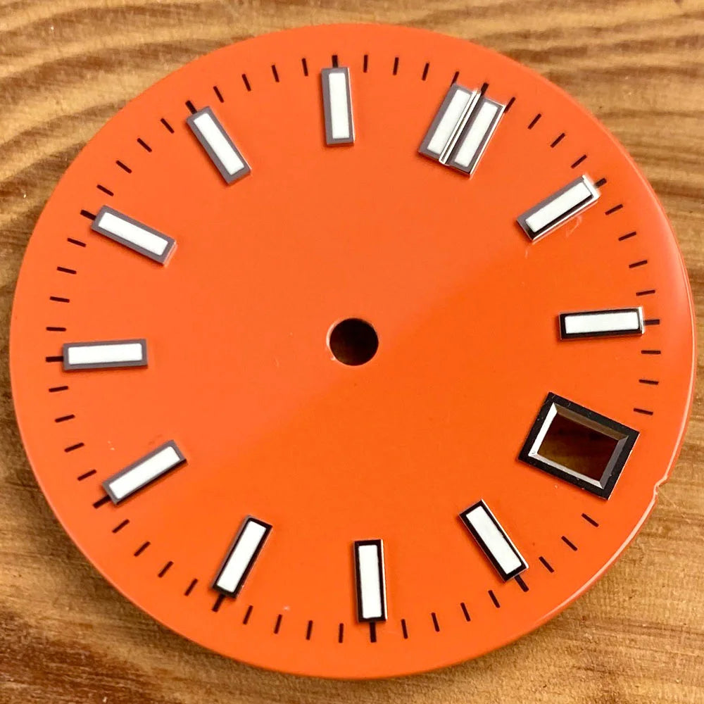 29mm Multicolor Watch Sunburst Dial Suitable For Date just NH35 NH35 NH36