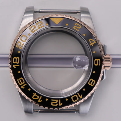 40mm Diver Watch Case For 4R NH35/36 NH38 NH70 Miyota8215 Eta2824 Sapphire Glass