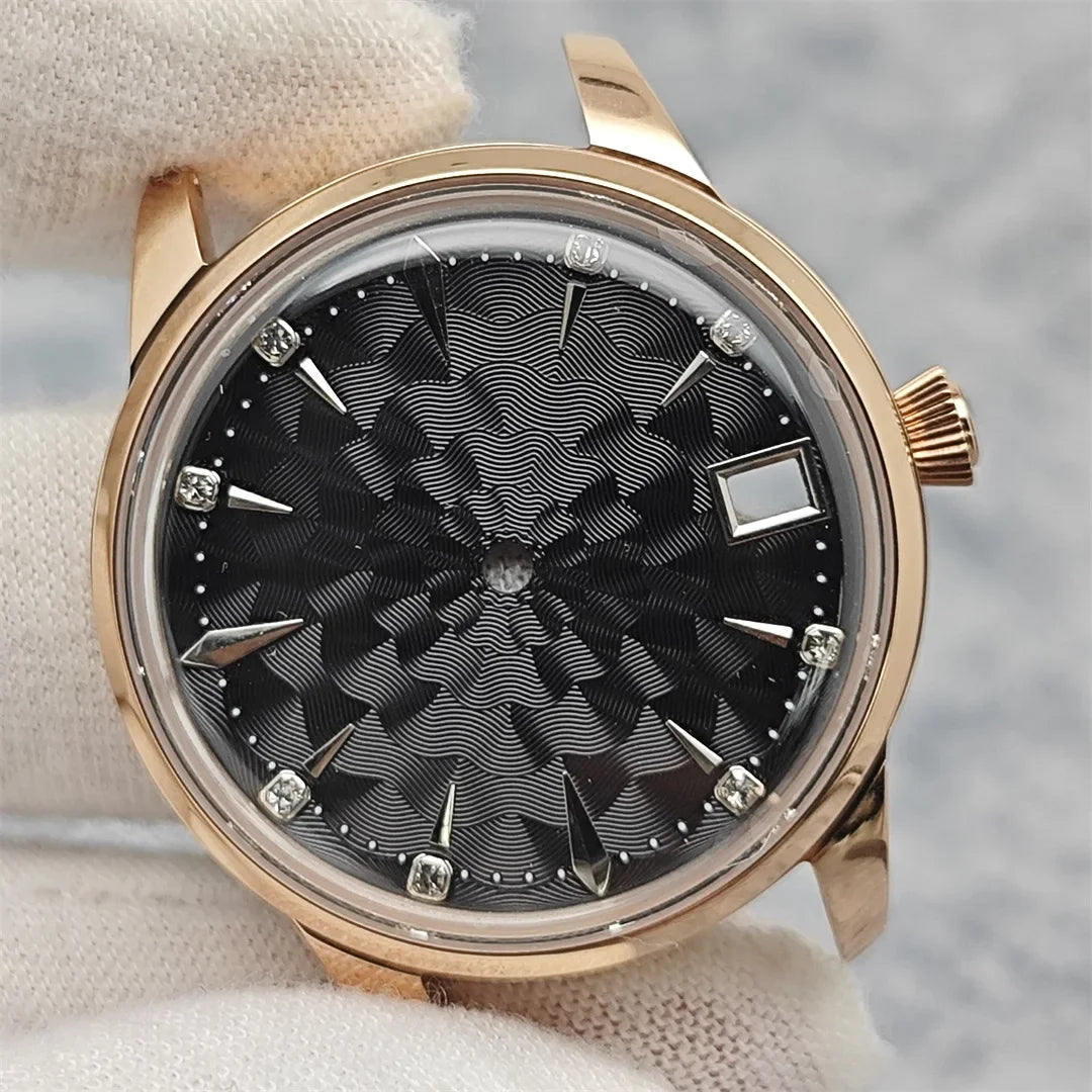 33mm Bubble Crystal Women's Cocktail Steel Watch Case for NH35/NH36/4R35A/4R36A