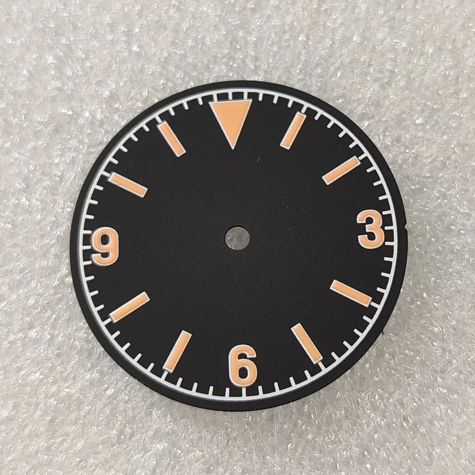 28.5mm Retro Submarine Dial And Hand With 369 Digits Suitable For NH34 NH35 NH36
