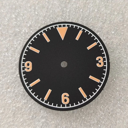 28.5mm Retro Submarine Dial And Hand With 369 Digits Suitable For NH34 NH35 NH36