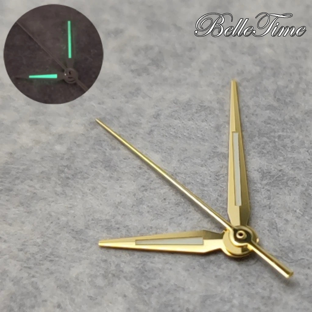 C3 Green luminous Multicolor Watch Hands for NH34 NH35 4R35 NH36 4R36 Movement