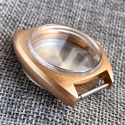 36mm Sapphire Glass Bronze Retro Watch Cases for NH35 NH36 NH38 ETA2824 PT5000