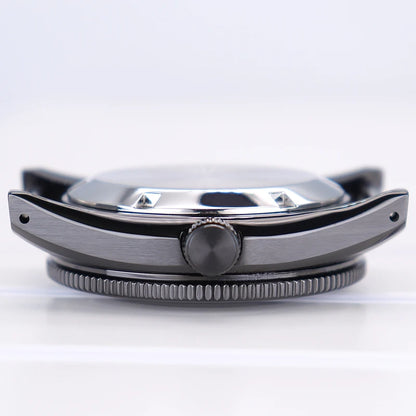 40mm Diver Watch Case Sapphire Glass with Bezel For NH35 NH36 NH34 NH38 4R36