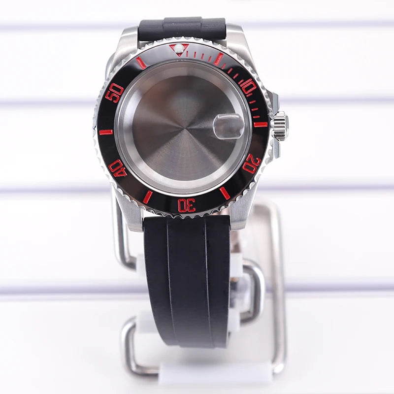 40mm Watch Case For 4R NH35 NH36 NH34/38 NH70 8215 Eta2824 PT5000 Sapphire Glass