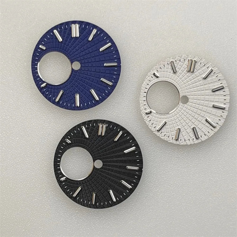 28.5mm Dial Watch Dial Green Luminous Diving Watch Faces for NH38/NH34 Movement