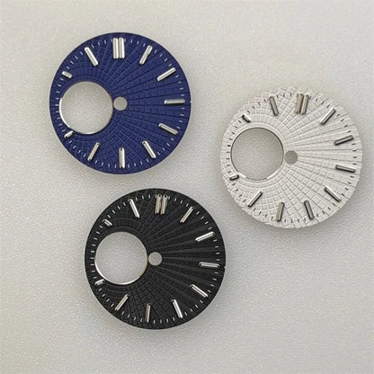 28.5mm Dial Watch Dial Green Luminous Diving Watch Faces for NH38/NH34 Movement