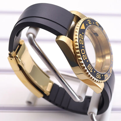 40mm Watch Case Set For GMT SUB Yacht NH34 NH35 NH36 NH39 8215 Eta2824 PT5000