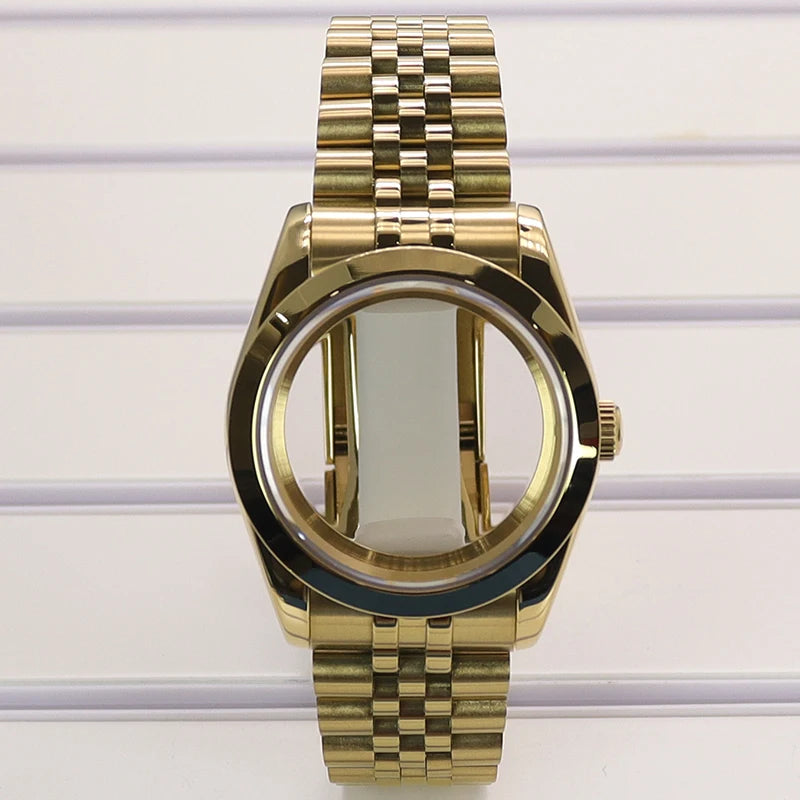 36/39mm Watch Cases and Strap Sapphire Glass For NH35 NH36 NH34 NH38 Miyota 8215