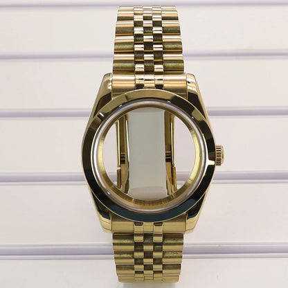 36/39mm Watch Cases and Strap Sapphire Glass For NH35 NH36 NH34 NH38 Miyota 8215