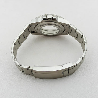 40.5mm SUB Sapphire Crystal Steel Watch Case One-Way Selection Bezel For NH35/36