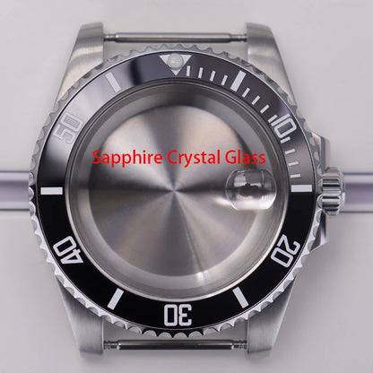 40mm Watch Cases for Nh35 Nh34 Nh36 Nh38 Miyota 8215 Eta 2824 Sapphire Glass