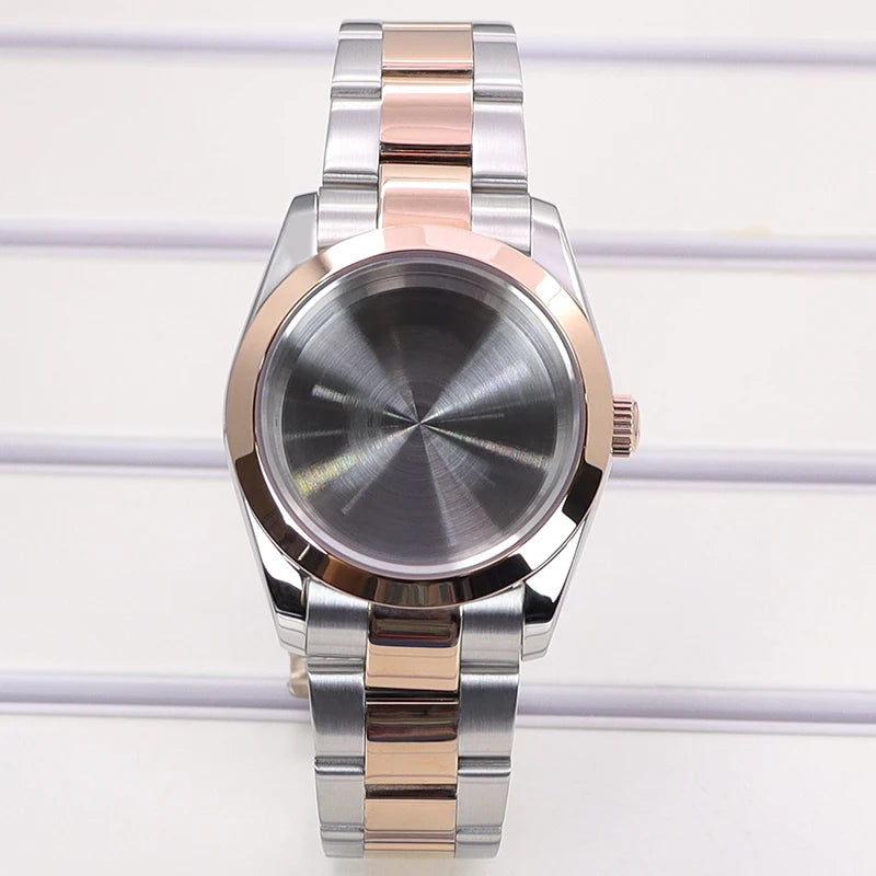 36/39mm Watch Cases and Strap Sapphire Glass For NH35 NH36 NH34 NH38 Miyota 8215