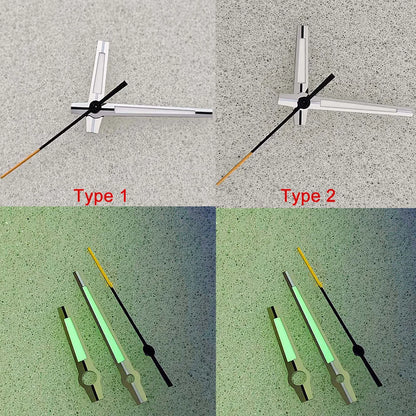 Green Luminous Watch Hands for NH35 NH36 Movement 8*12*12.5mm Modified