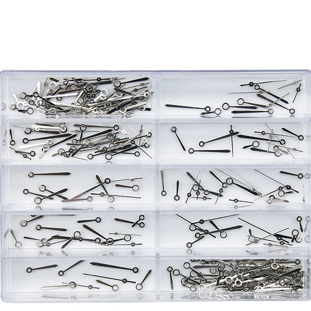 100 Sets Watch Hands Hour Minute Second Hand for 2035 Movement Modified 3Pins