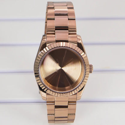 36/39mm Watch Cases Set Sapphire Glass For NH35 NH36 NH34 NH70 8215 Datejust