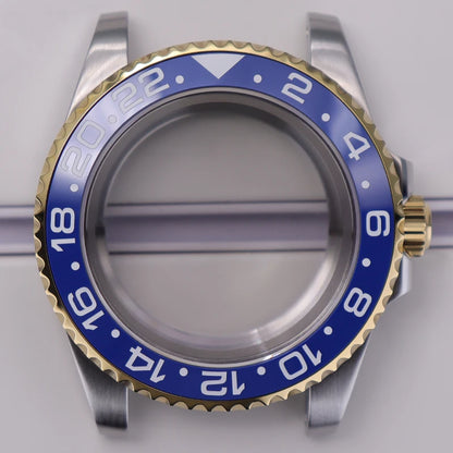 40mm Watch Case Sapphire For SUB Nh35 GMT Nh34 Nh36 Nh70 Nh72 2824 Miyota8215