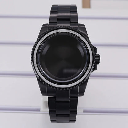 40mm Watch Case PVD Strap Sapphire For NH35 NH36 NH34 ETA 2824 8215 GMT SUB