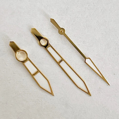 Gold/Rose/Silver Watch Hands Pointers With Green Luminous for NH35/NH36/4R/7S