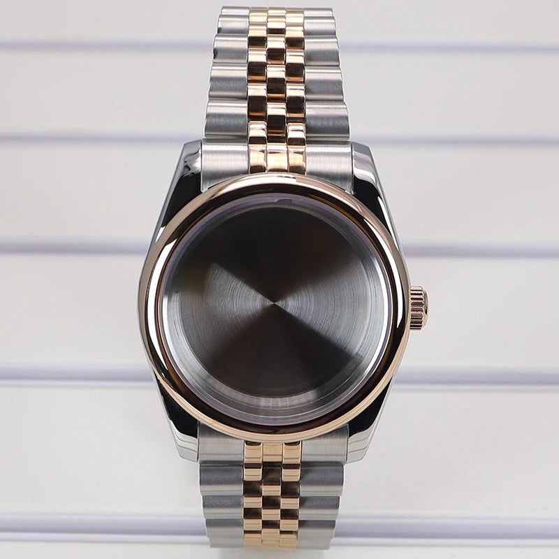 36/39mm Watch Case For NH35/36 NH38 NH70 Miyota 8215 Cases Sapphire Glass Oyster