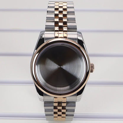 36/39mm Watch Case For NH35/36 NH38 NH70 Miyota 8215 Cases Sapphire Glass Oyster