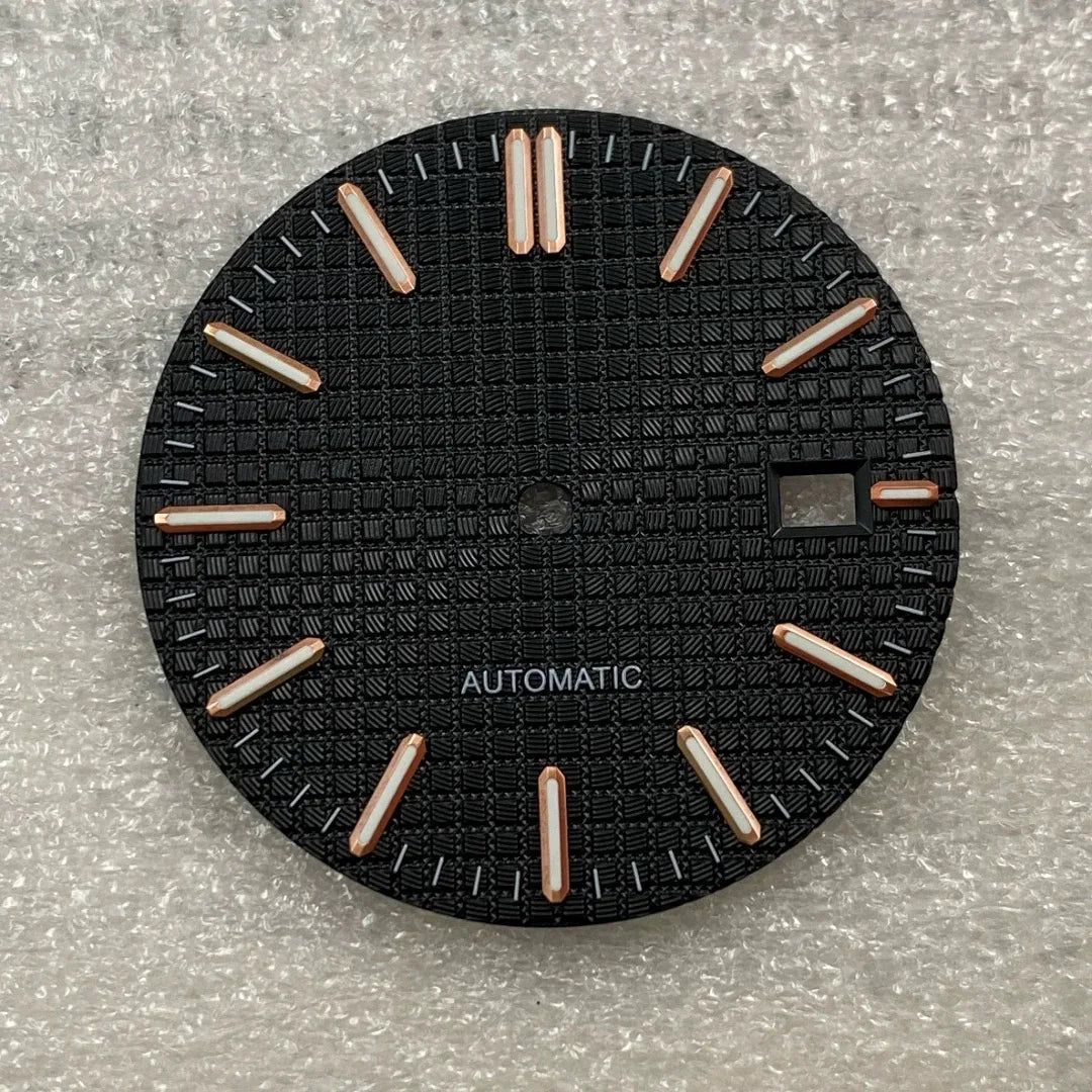 31.8mm Watch Dial AP Customizable Slogo For NH35 NH36 Hands C3 Green Luminous