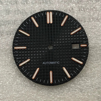 31.8mm Watch Dial AP Customizable Slogo For NH35 NH36 Hands C3 Green Luminous
