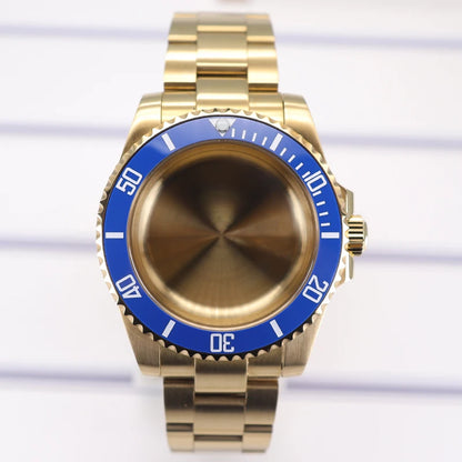 40mm Diving Watch Case Set Sapphire For NH35 NH36 NH34/38 SUB Miyota8215 Eta2824