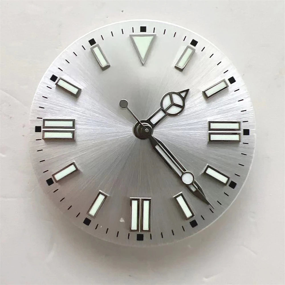 NH35 28.5mm Multicolor Dial + Watch Hands Green Luminous for 8215 2836 Movement