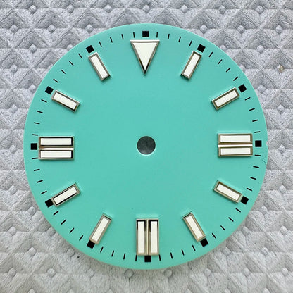 28.5mm No Logo Multicolor Face with Luminous Watch Dial for NH35/NH36/4R/8215