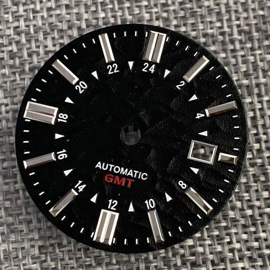 33.5mm Dial Luminous Mark fit GS Model Vintage Style NH34A Movement Watch