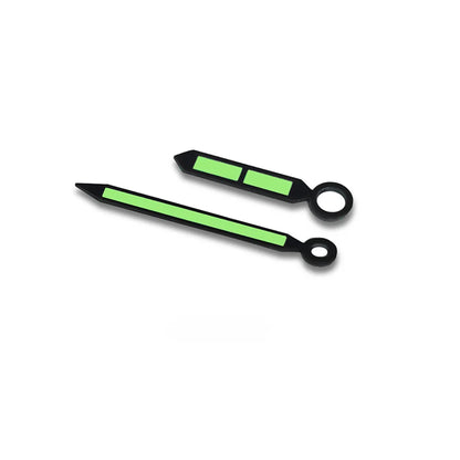 2Pins Green Luminous Watch Hands for ETA 6497 6498 ST3600 ST3620 Pointer