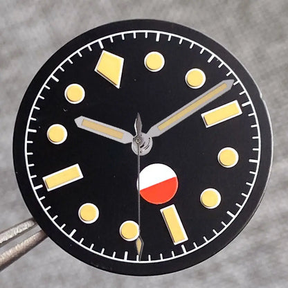 29mm Black Luminous Dial Fit 50-Fathoms Style NH35 NH36 2824  SKX007 movement