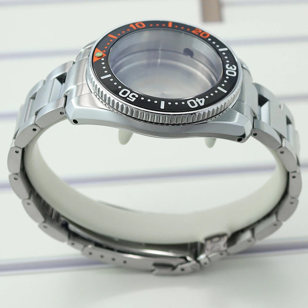 42mm Men's Watch Case Set For NH35 NH36 NH34 NH38 NH70 4R36 Sapphire Crystal