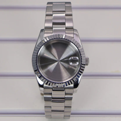 36/39mm Watch Cases Set Sapphire Glass For NH35 NH36 NH34 NH70 8215 Datejust