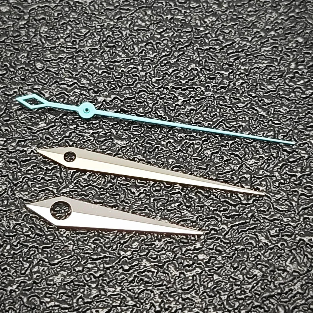 Gold/Rose/Silver/Blue Second Hands Silver Trim Watch Hands for NH35/NH36/NH34