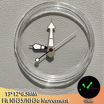 Various Styles Watch Hands Pointers Green Luminous For NH35 NH36 Movement
