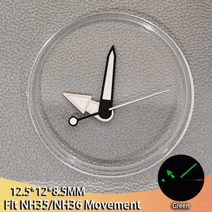 Various Styles Watch Hands Pointers Green Luminous For NH35 NH36 Movement
