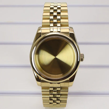 36/39mm Watch Case For NH35/36 NH38 NH70 Miyota 8215 Cases Sapphire Glass Oyster